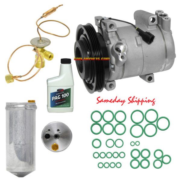 04-99 Nissan Frontier Xterra 3.3L New A/C Compressor 92600-4S100 926007B410 506021-5610 Full AC Repair KIT